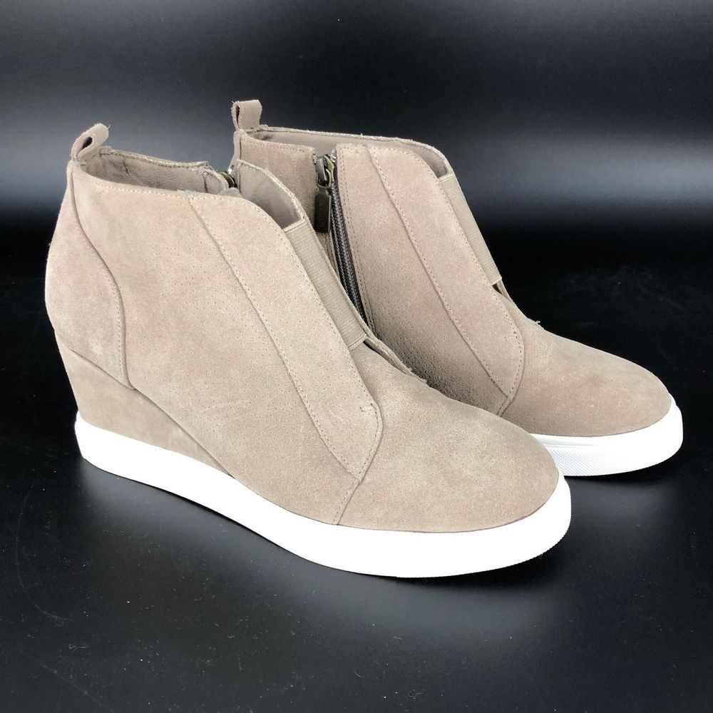 Sz 8.5 Blondo Gatsby Wedge Waterproof Sneaker_2